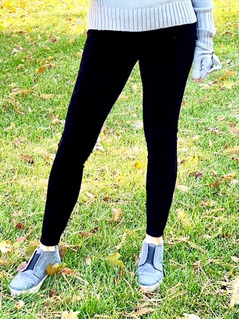 J Crew Velvet Leggings