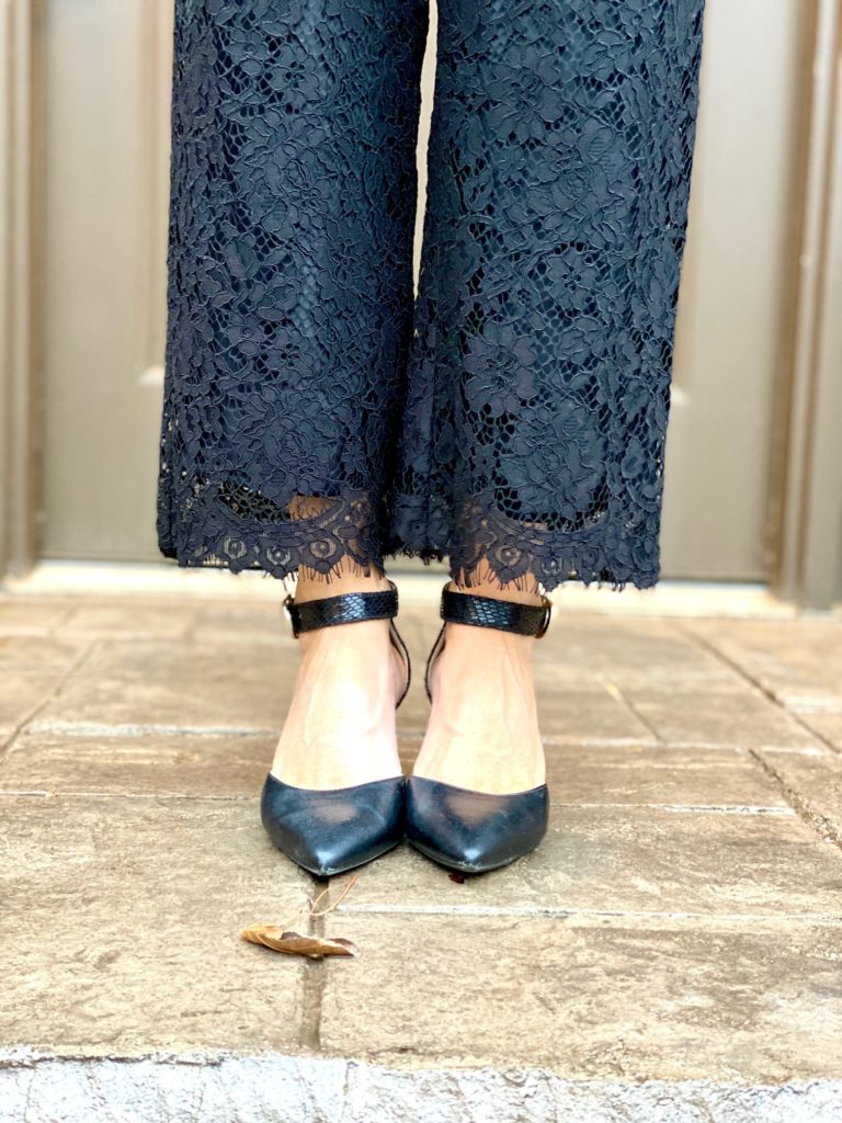 Lace Pull On Pants - A Midlife Style, Home, Décor & DIY Blog