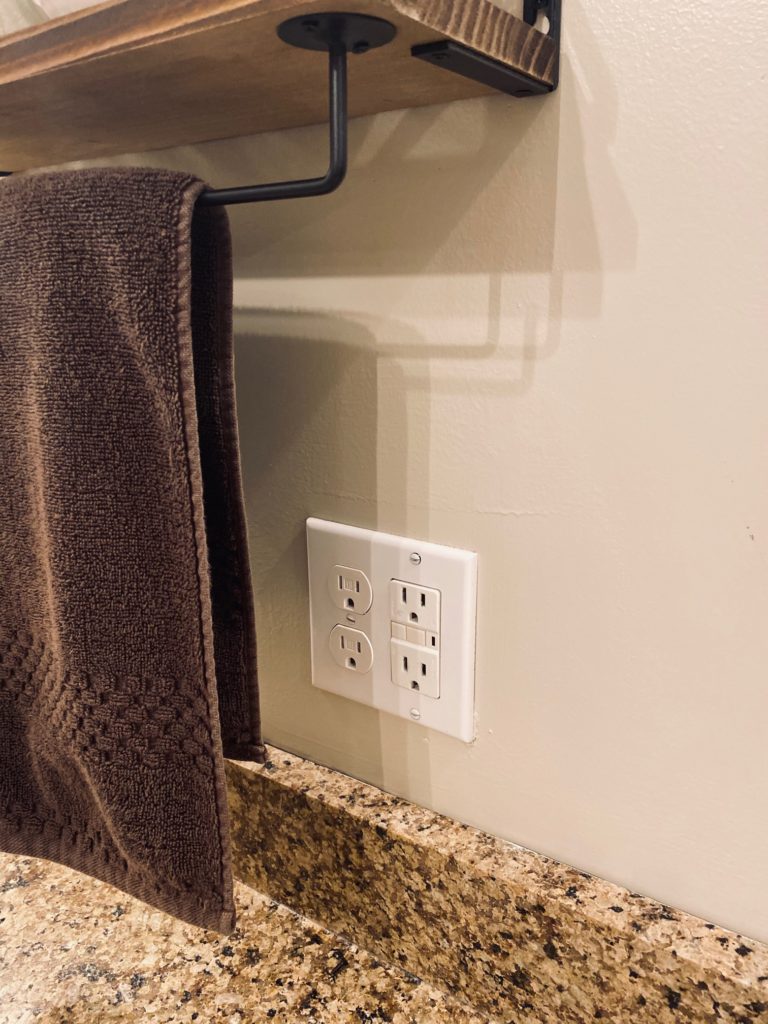 hide outlets with well placed decor