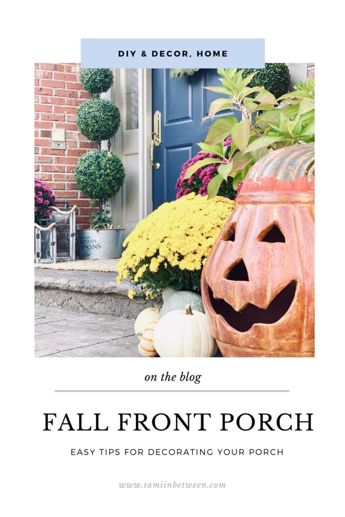 Fall front porch