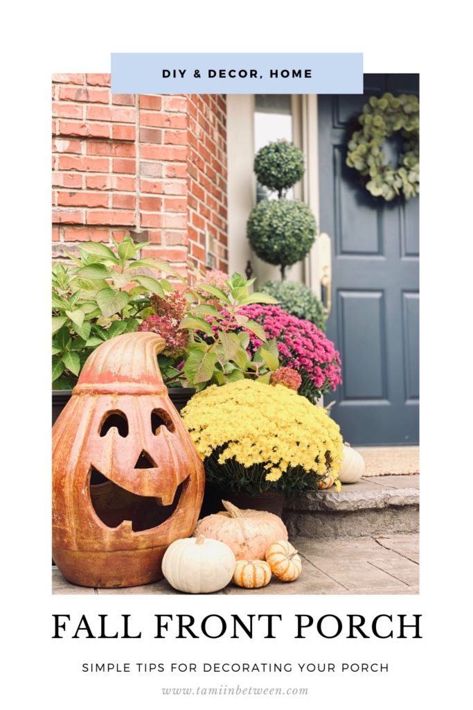 Fall front porch