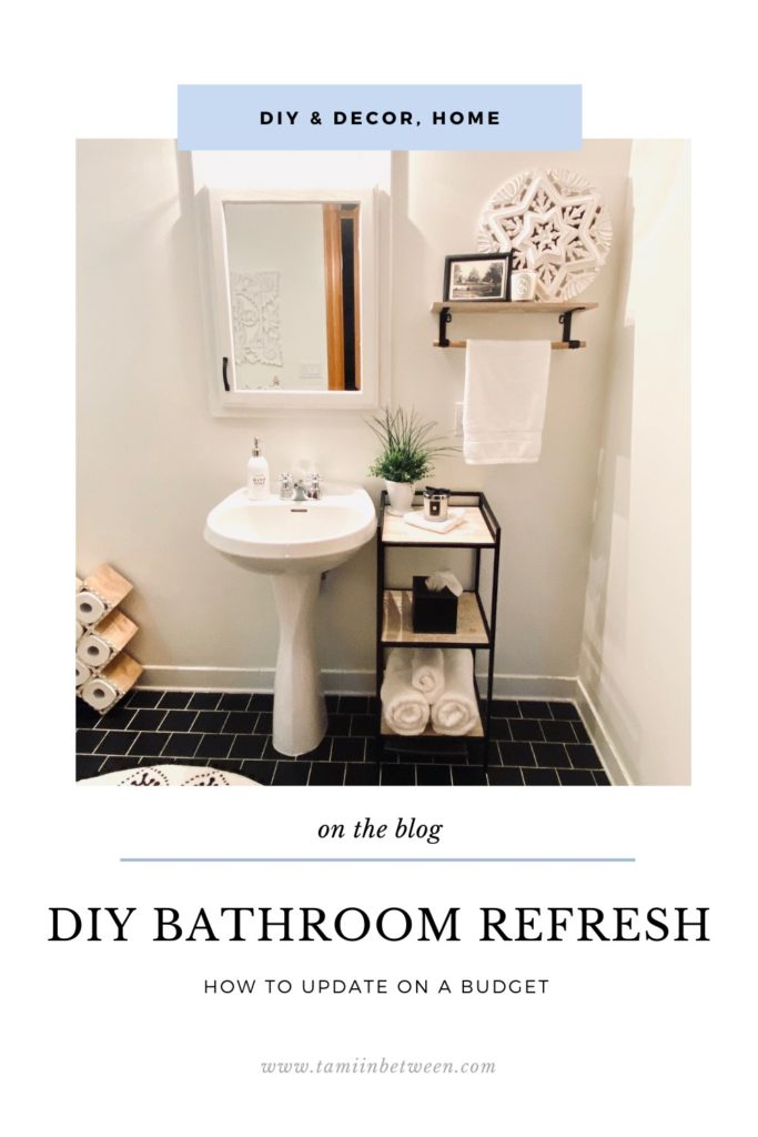 DIY bathroom refresh on a budget