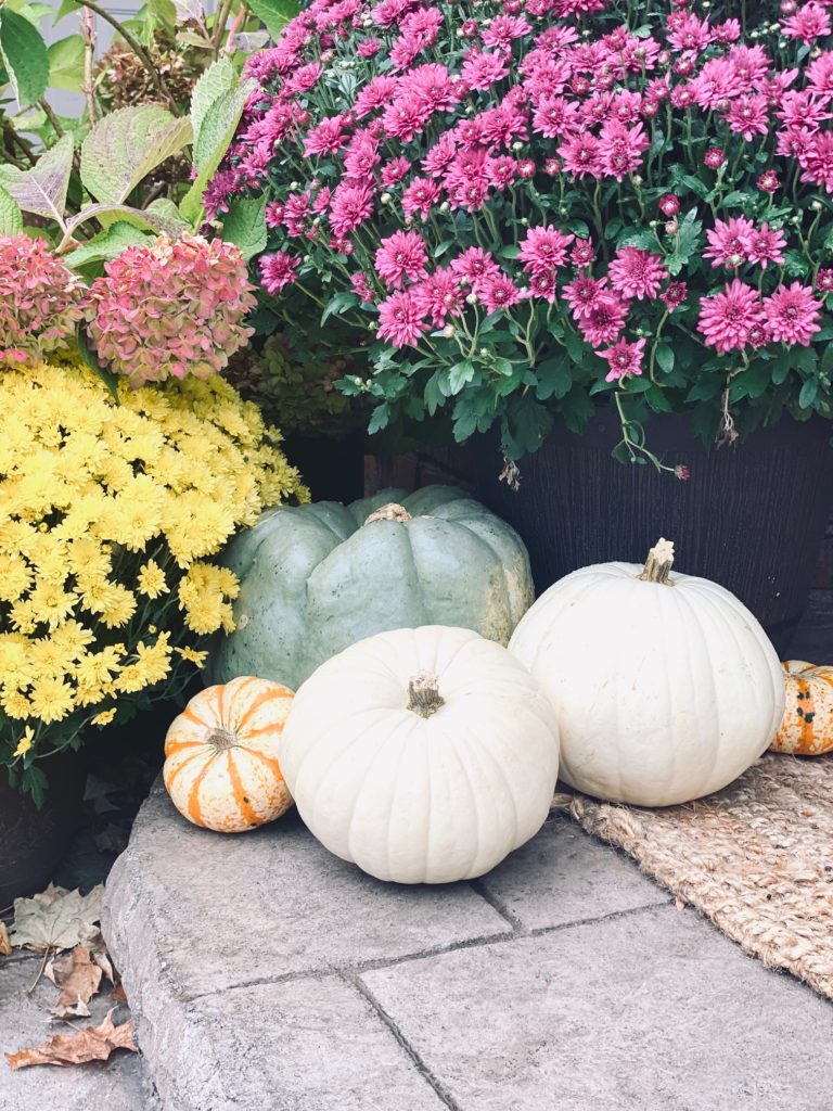 Fall porch decor