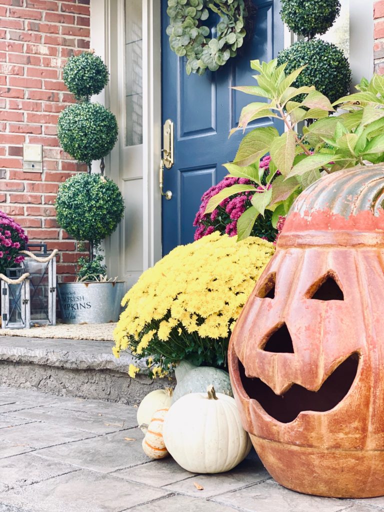 Fall front porch