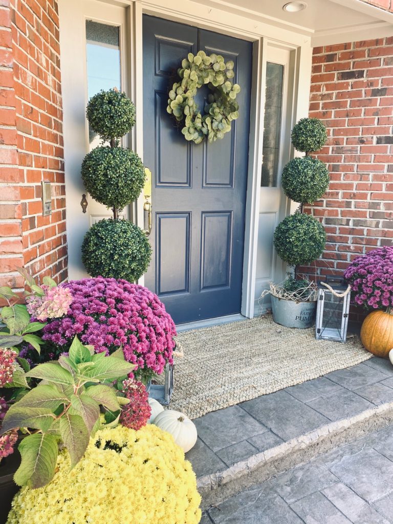 Fall front porch