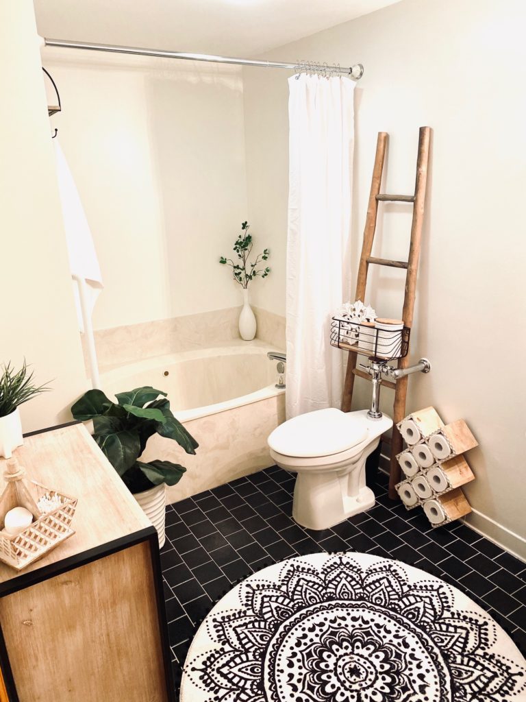 DIY bathroom refresh after