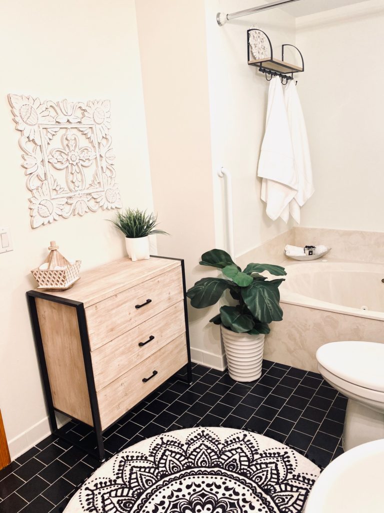 DIY bathroom refresh after