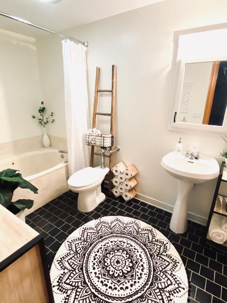 DIY bathroom refresh after