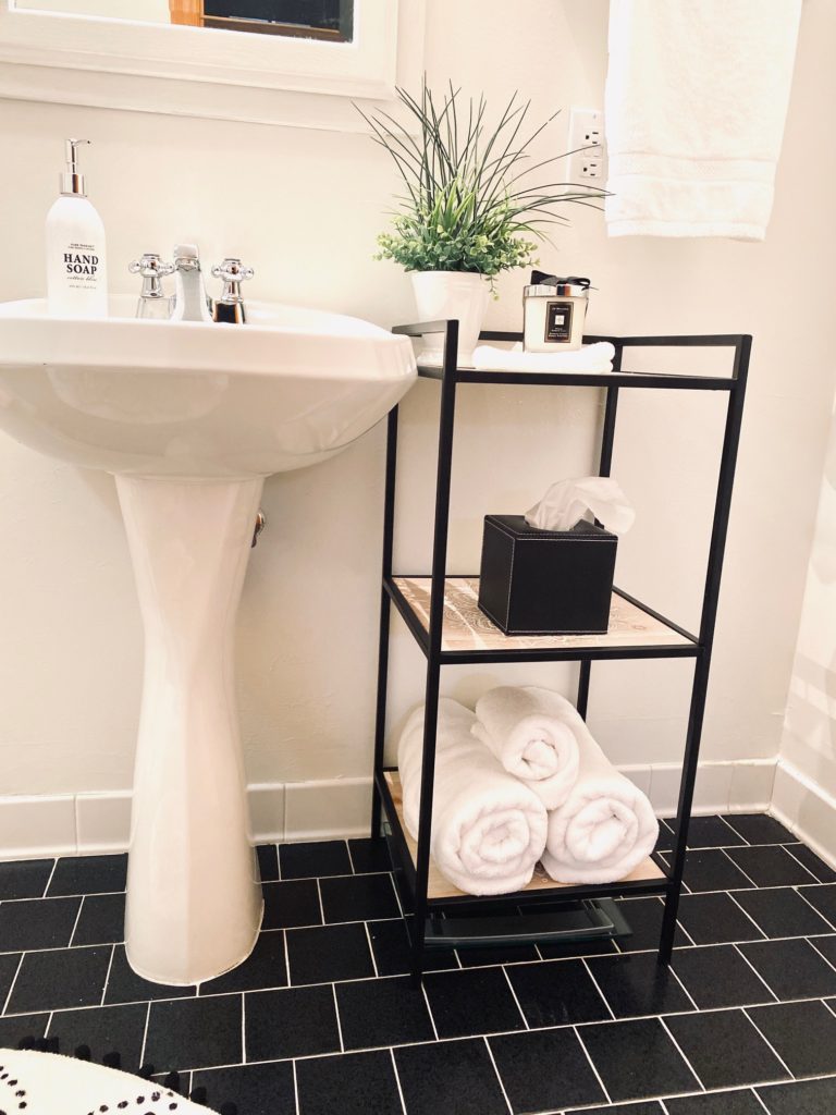 DIY bathroom refresh after