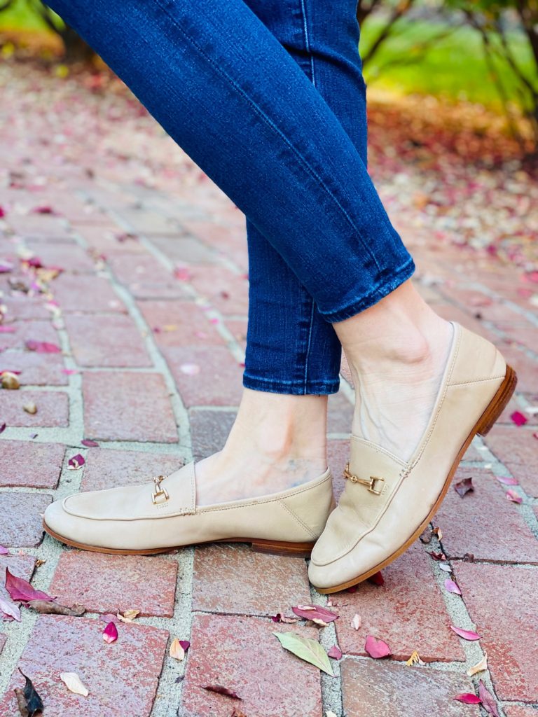 Side view of sam edelman loraine loafer