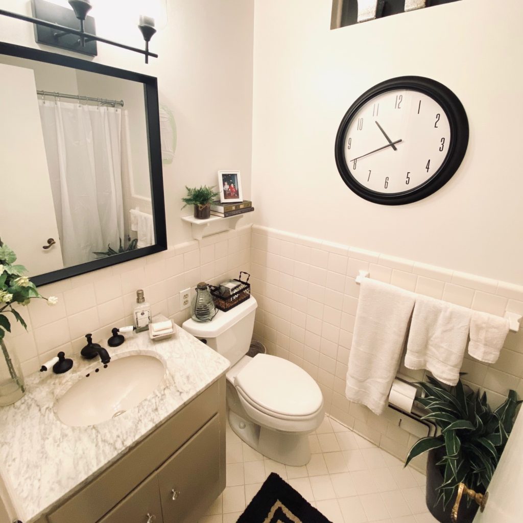 BATHROOM UPDATE FOR UNDER $200 - Classically Modern Life, Style & Home