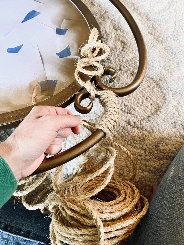 ROPE MIRROR DIY - We Bought a Mountain!